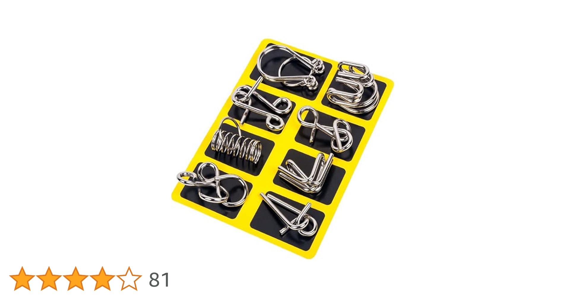 Amazon.co.jp: 知恵の輪 8点セット 玩具 知育 脳トレ パズル ゲーム